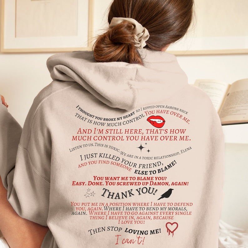 Vampire Diaries Fall Trendy Hoodie